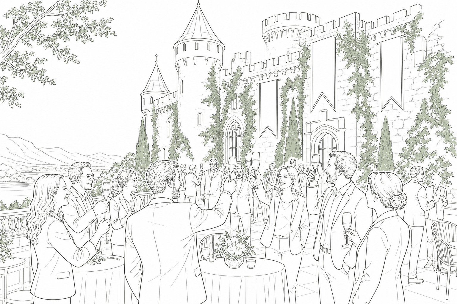 Firmenfeier als Teamevent: Gesundheit trifft Schloss-Atmosphäre