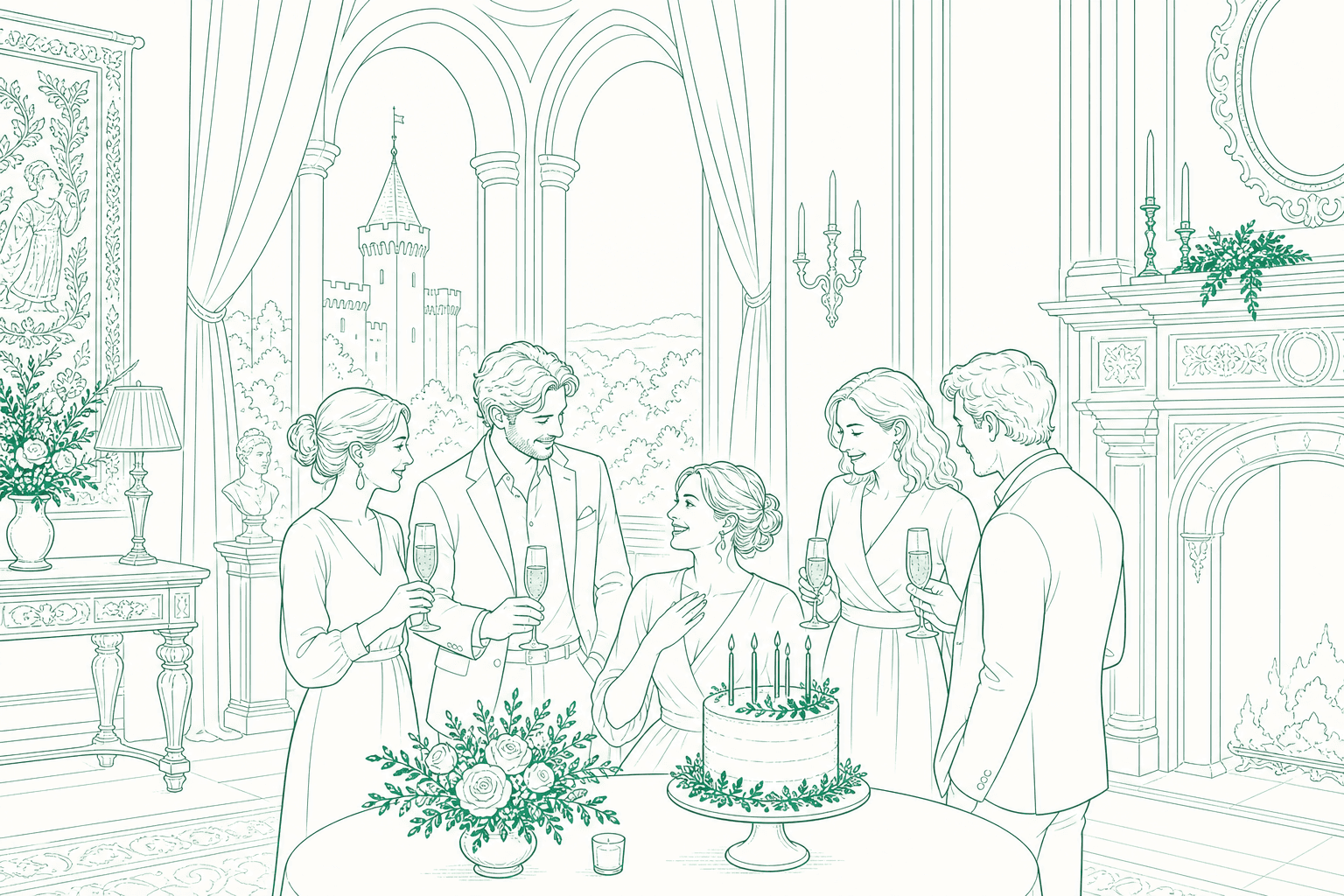 Geburtstag auf Schloss Allner — Feiern, wo Geschichte lebt
