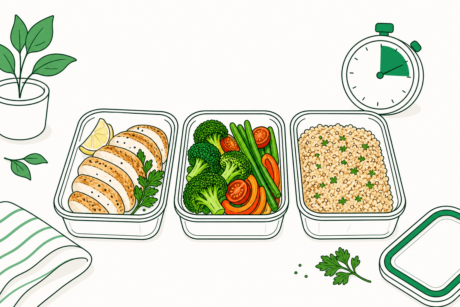 Meal-Prep für Berufstätige — Gesund essen ohne Zeitstress
