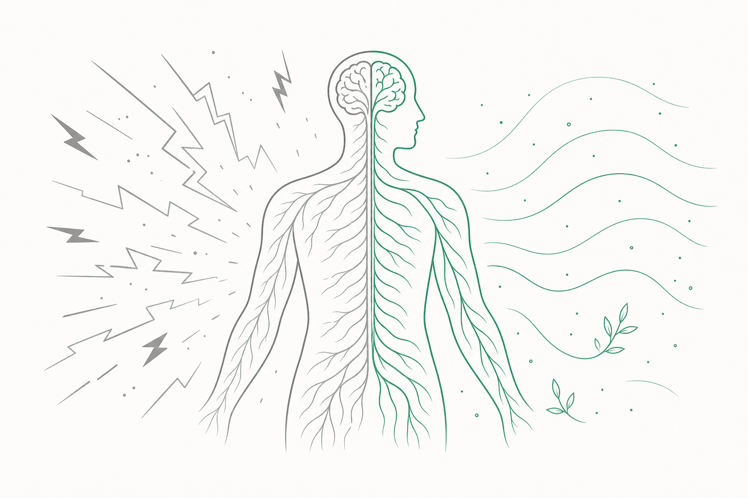 Stress & Nervensystem — Warum Entspannung nicht reicht