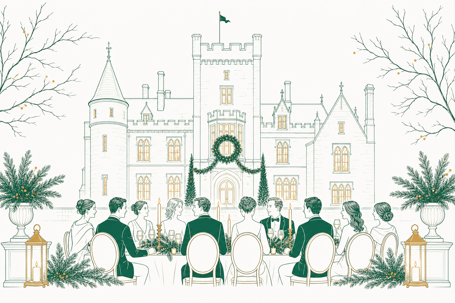 Weihnachtsfeier auf Schloss Allner — Mehr als Buffet und Rede